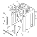 Part Location Diagram of 22002467 Whirlpool Latch assy, repaired