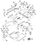 CONTROLS Diagram and Parts List for MSD2458GEB  Maytag Refrigerator
