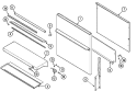 BACKSPLASH Diagram and Parts List for JXA9130AAP  Jenn-Air Range