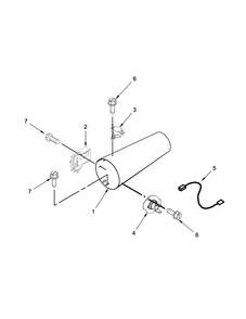 Dryer Heating Parts - Gas Diagram and Parts List for MLE20PRBZW2  Maytag Washer Dryer Combo