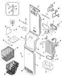 FREEZER COMPARTMENT Diagram and Parts List for GC2220DEGB  Maytag Refrigerator