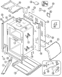 Part Location Diagram of WP74004530 Whirlpool Oven Limit Switch