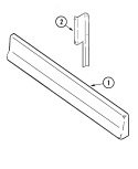 BACKSPLASH Diagram and Parts List for UXA9007AAB  Jenn-Air Range Hood