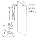 FRESH FOOD OUTER DOOR Diagram and Parts List for GS2182NKGW  Maytag Refrigerator