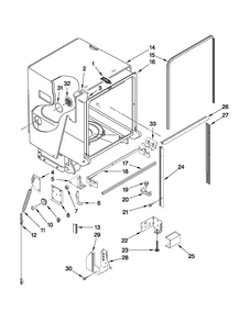 Part Location Diagram of W10164700 Whirlpool TRIM