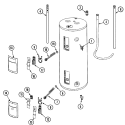 BODY Diagram and Parts List for HX662ERTCSA  Maytag Water Heater