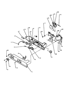 Ice And Water Cavity Diagram and Parts List for SZD27NE-P1162410WE  Amana Refrigerator