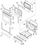 Part Location Diagram of 71003594 Whirlpool TRIM, DRAWER (BSQ)