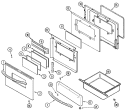 Part Location Diagram of 74006572 Whirlpool PANEL, DRAWER (STL)