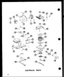 ELECTRICAL PARTS Diagram and Parts List for RC-7D P7130101M Amana Microwave