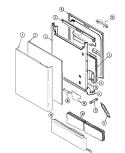Part Location Diagram of 99002413 Whirlpool Access Panel Insulation