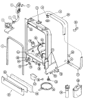 Part Location Diagram of 911917 Whirlpool Dishwasher Insulation Fastener