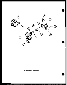 Section 5 Diagram and Parts List for CW9003W P1122805WW Amana Washer