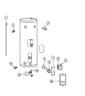 BODY Diagram and Parts List for HM3301HMSE3  Maytag Water Heater