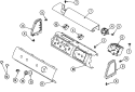 Part Location Diagram of 40100601 Whirlpool HARNESS- H