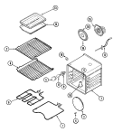 Part Location Diagram of WP74011278 Whirlpool Oven Light
