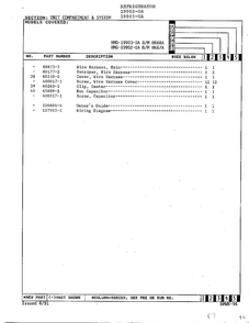 Unit Compartment And System Page 3 Diagram and Parts List for 19903-0A  Admiral Refrigerator