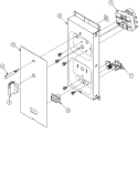 CONTROL Diagram and Parts List for RCS10D P1327701M Amana Microwave