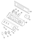 Part Location Diagram of 33002392 Whirlpool SWITCH-TEM