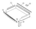 Part Location Diagram of 74006905 Whirlpool BRACKET- A