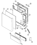 Part Location Diagram of Y912809 Whirlpool DISCONTINUED