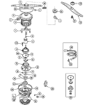 Part Location Diagram of WP912510 Whirlpool Dishwasher O-Ring