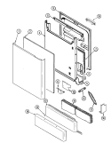 Part Location Diagram of 912636 Whirlpool Access Panel - Black