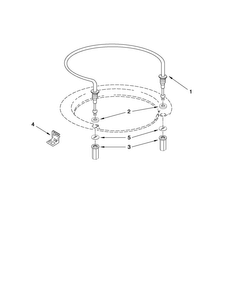 Heater Parts Diagram and Parts List for MDBH949AWB2  Maytag Dishwasher