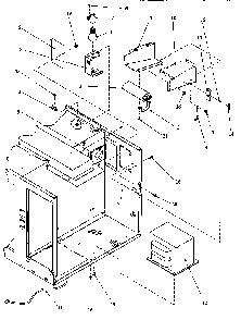 Electrical Parts And Components Diagram and Parts List for MM659E-P1177103MZ  Amana Microwave