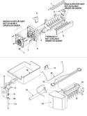 OPTIONAL ICE MAKER KIT IC11B P1328003W Diagram and Parts List for ARB2214CSR PARB2214CS1 Amana Refrigerator