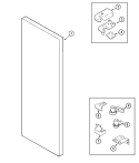 FRESH FOOD OUTER DOOR Diagram and Parts List for KGU57990KD  Maytag Refrigerator