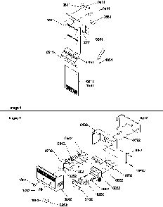 Control Assy Diagram and Parts List for SX522VW-P1320501WW  Amana Refrigerator