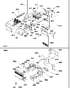 Ice Maker/control Assy Diagram and Parts List for SRDE528VW-P1320403WW  Amana Refrigerator