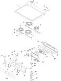 Part Location Diagram of 77001086 Whirlpool HARNESS- B