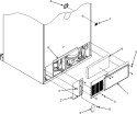 CABINET BACK Diagram and Parts List for GB2526REKS  Amana Refrigerator