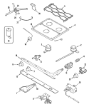 REFRIGERATOR DOOR Diagram and Parts List for PDS22LBNCC PPDS22LBNC0 Gibson Refrigerator