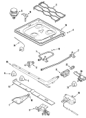 Part Location Diagram of 74003944 Whirlpool Ignition Knob