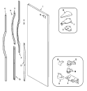 FRESH FOOD OUTER DOOR Diagram and Parts List for AS2728GIHB  Maytag Refrigerator