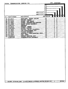 Transmission-series 10 Page 3 Diagram and Parts List for 6757A77  Norge Washer