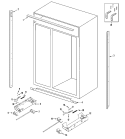 CABINET Diagram and Parts List for JS48CSFXFA  Jenn-Air Refrigerator