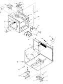 CAVITY Diagram and Parts List for MC24MPT P1329117M Amana Microwave