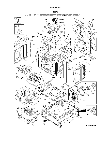 Body Diagram and Parts List for 79042553316  Kenmore Range