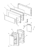 Part Location Diagram of 8171918 Whirlpool Door Latch Spring