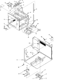 CAVITY Diagram and Parts List for ASE9000 P1326309M Amana Microwave