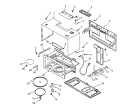 CAVITY Diagram and Parts List for UMV1142ACQ  Maytag Microwave