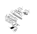 BASE / GRILL Diagram and Parts List for UMV1142ACQ  Maytag Microwave