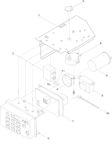 CONTROL ASSEMBLY Diagram and Parts List for AAC121STA PAAC121STA0 Amana Air Conditioner