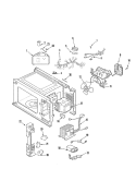 INTERIOR CONTROLS Diagram and Parts List for ACM1120AS  Amana Microwave