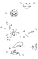 Part Location Diagram of 205217P Speed Queen PUMP ASY PACKAGED