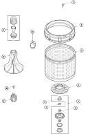 Part Location Diagram of 40008001 Whirlpool FILTER- LI
